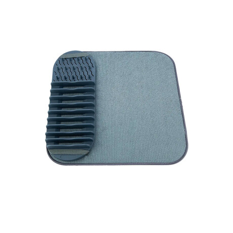 Mat con escurridor microfibra Gris