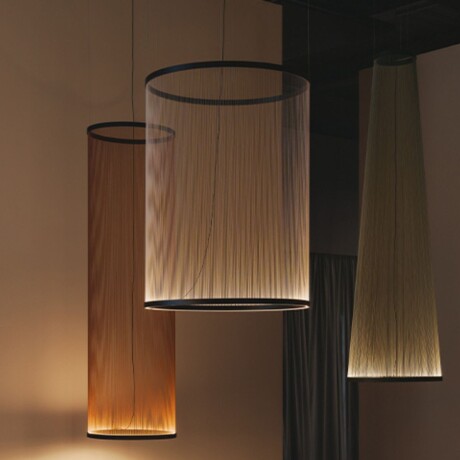 LUMINARIA DE TECHO CANNELE ROUND BORDEAUX - Medium