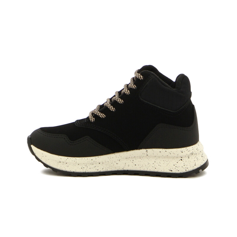Molekino Calzado Casual Bota Acordonado Negro