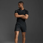 Core Compression Short Sleeve - Hombre Black/silver
