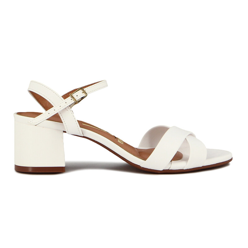 Sandalia Vizzano Mujer Taco 5cm Blanco