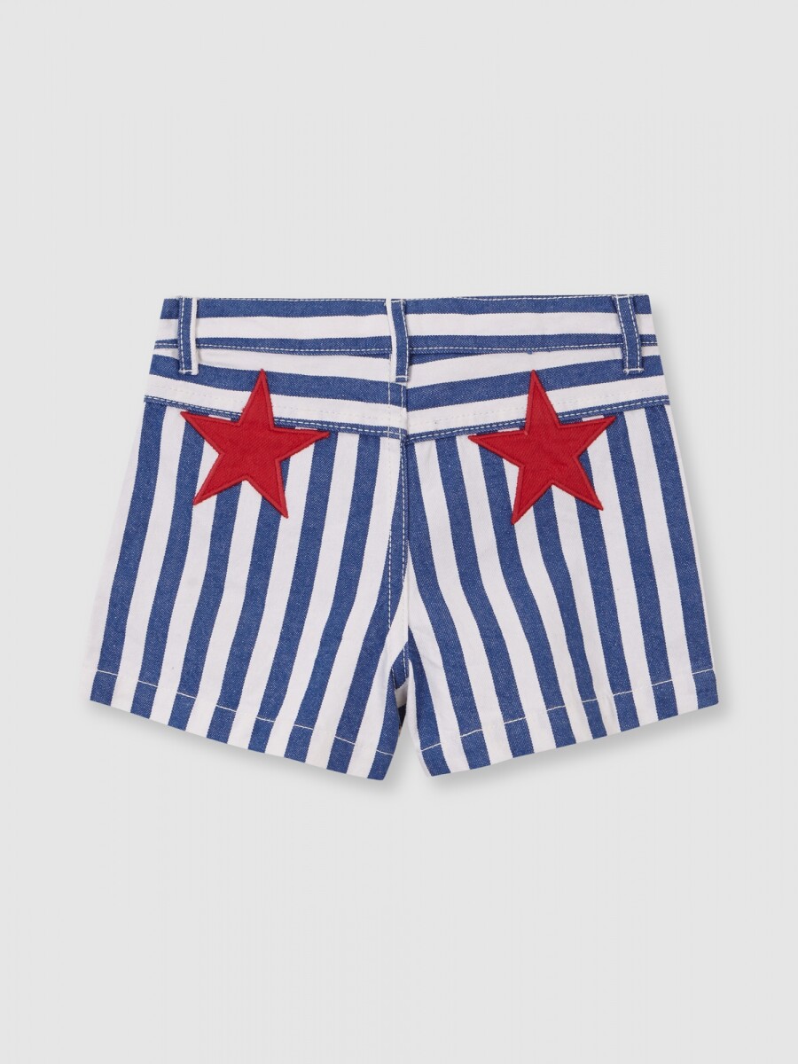 Pantalon Con Estrella Azul