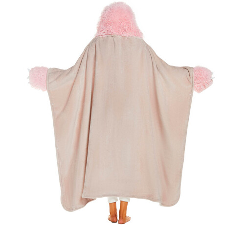 Manta Pijama Polar Adulto Oso Perezoso Capucha Vst007009-oso