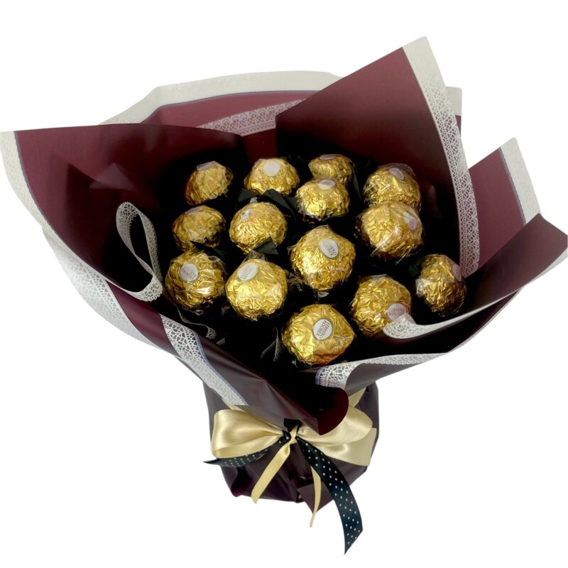 Bouquet de Ferrero Rocher 15 bombones