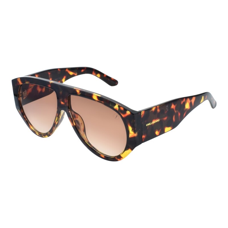 Lentes de Sol Chilli Beans Liverpool Animal Print - Marrón