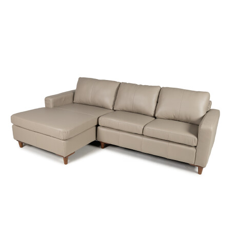 Rinconera Sevilha - Cuero Natural - Chaise Izquierdo 1011 (Granizo)