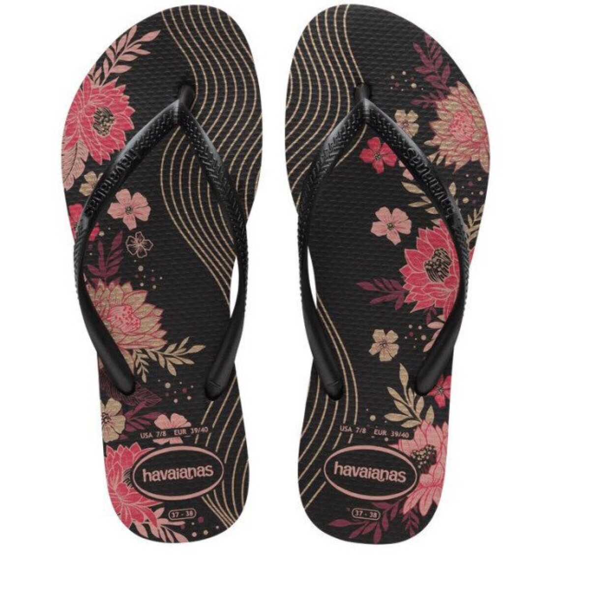 Sandalias de Mujer Havaianas Slim Organic - Negro 