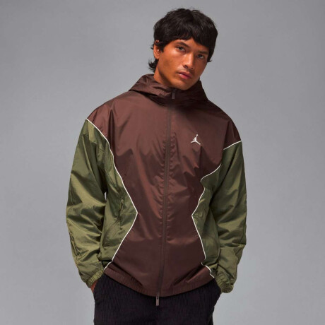 Abrigo Jordan Brooklyn Hooded Draft de Hombre chocolate