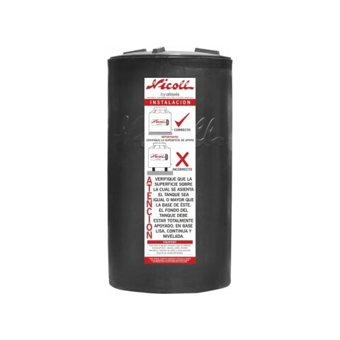 Tanque Plus bicapa 200 lt salida lateral Nicoll Tanque Plus Bicapa 200 Lt Salida Lateral Nicoll