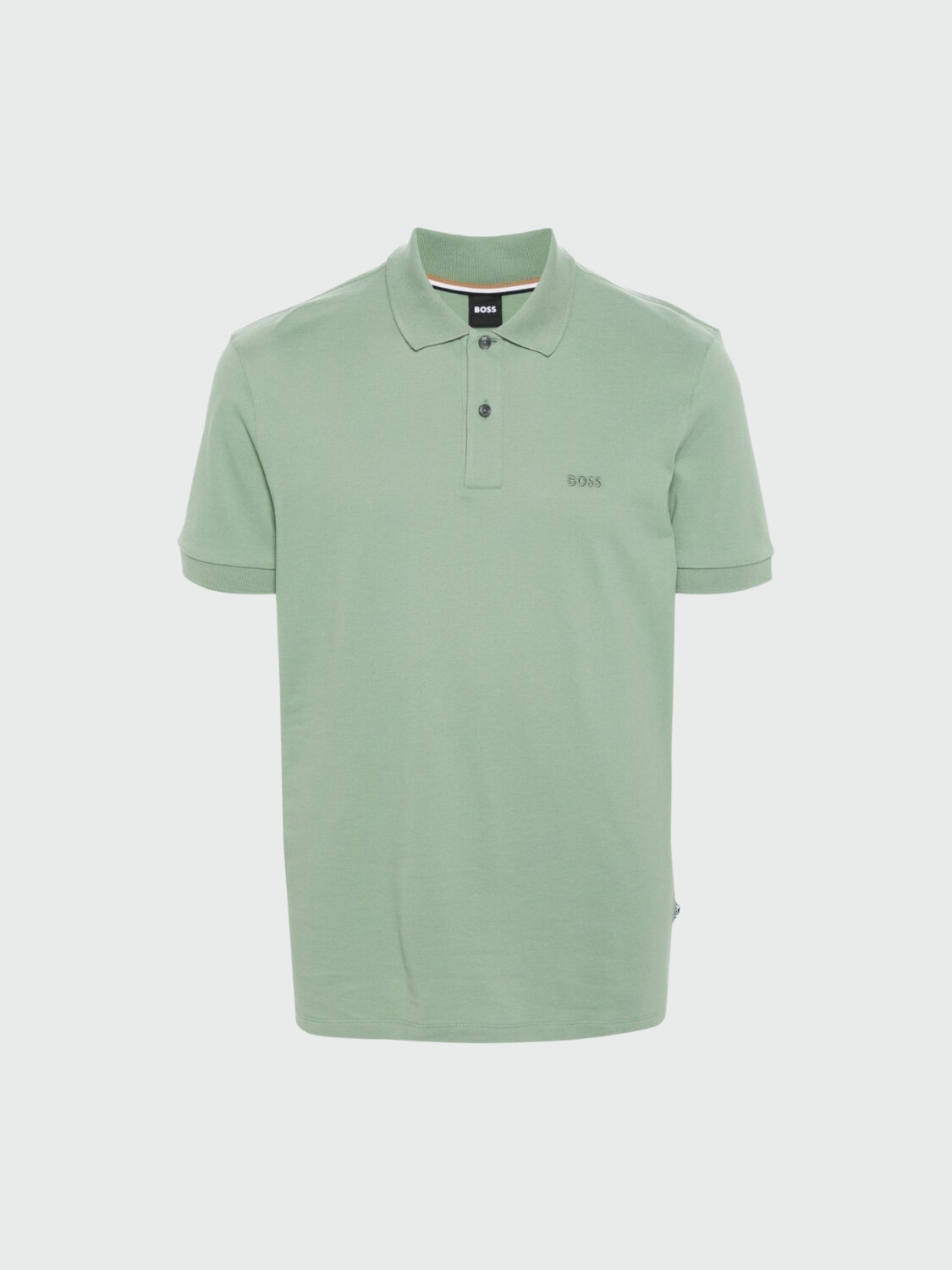BOSS Polo de Algodón Piqué con Logo Bordado 0