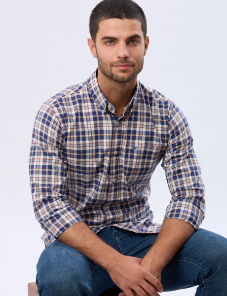 CAMISA SPORT A CUADROS Unico