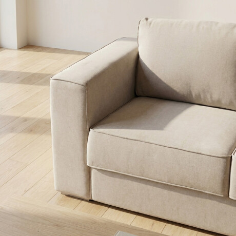 Sofá Olimpus - Microfibra - 2 cuerpos Kruger 02-152 (Beige)