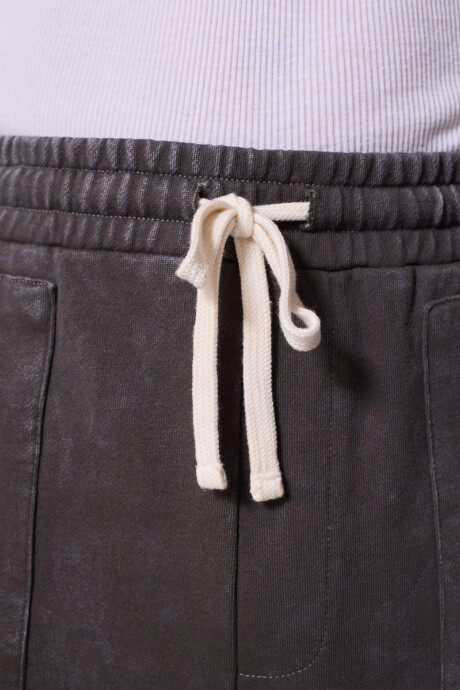 BERMUDA FELPA AMIR DIXIE Gris Oscuro