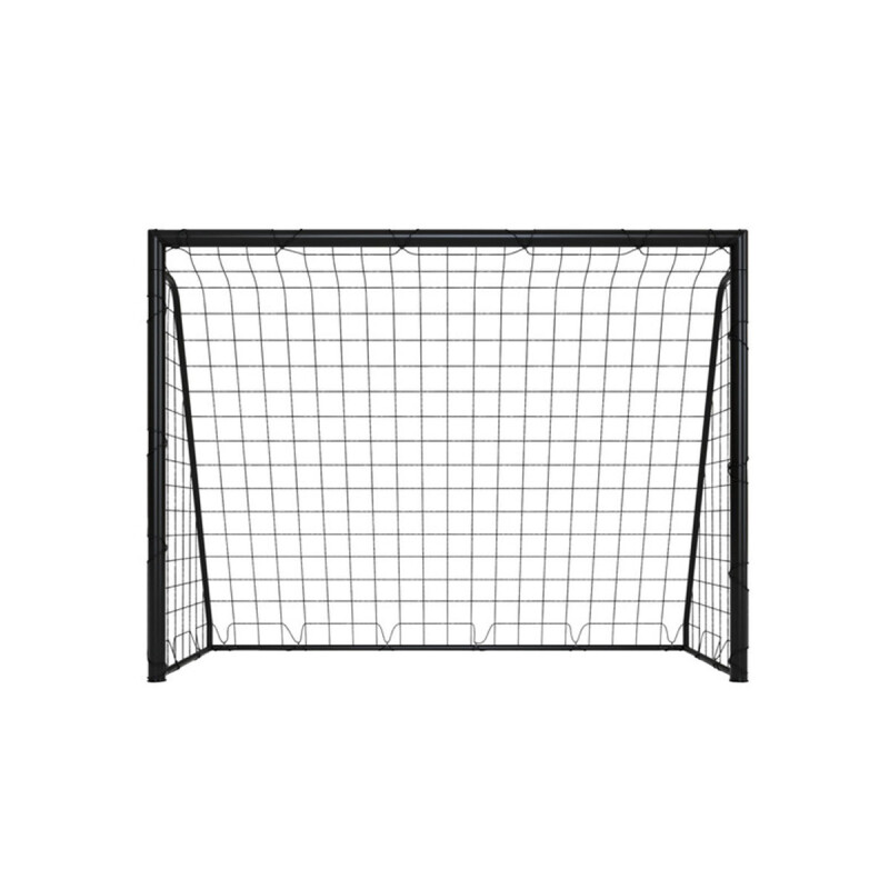 Arco de fútbol de metal negro 240 x150 cm Arco de fútbol de metal negro 240 x150 cm