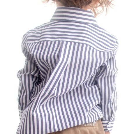 Camisa de Niño/a franja azul