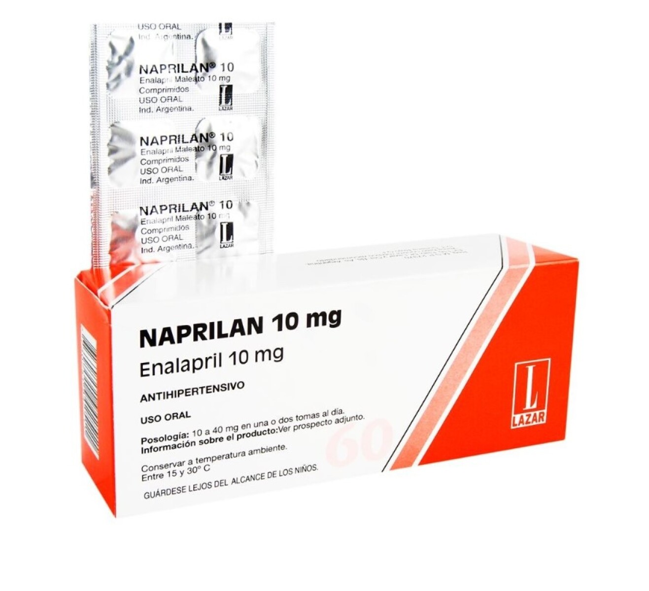 Naprilan 10mg 60 Comprimidos 