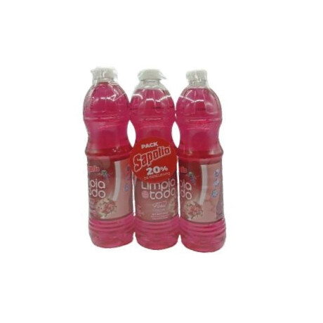 Limpia Todo SAPOLIO Pack x 3 Unid 900ml c/u Floral