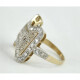 Anillo De Platino, Oro 18K Con Brillantes Y Diamantes Anillo De Platino, Oro 18K Con Brillantes Y Diamantes