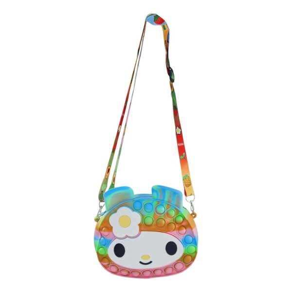 Cartera Pop It Multicolor Niños Infantil Regalo Burbujas Color Variante MULTICOLORROSA