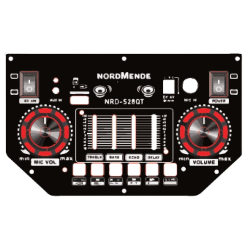 Parlante Activo Doble de 8″ 1850W (PMPO) Normende Parlante Activo Doble de 8″ 1850W (PMPO) Normende