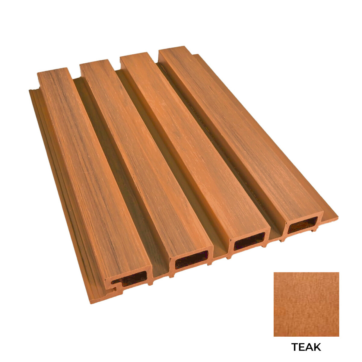 Revestimiento Exterior Wpc Teak 2900x219x26mm 