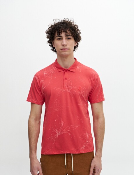 Remera polo Monk Tomate