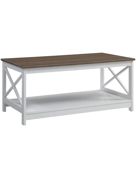 MESA RATONA MDF/MELAMINA 100x55x45CM MARRON/BLANCO MESA RATONA MDF/MELAMINA 100x55x45CM MARRON/BLANCO