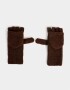 Guantes Varios Guantes Tejidos Mitones - Marron Chocolate