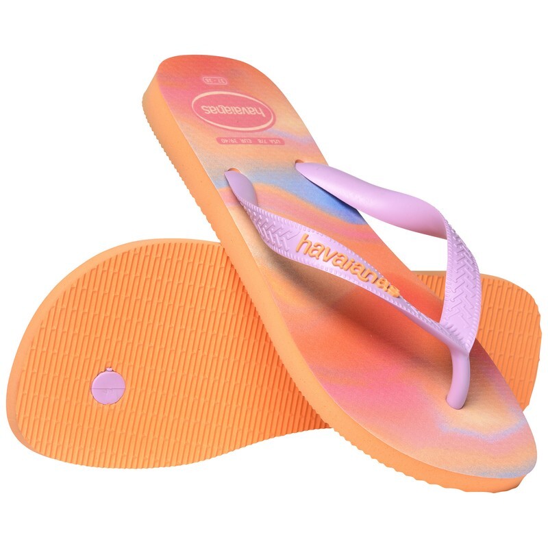 Ojotas Havaianas Top Fashion Naranja