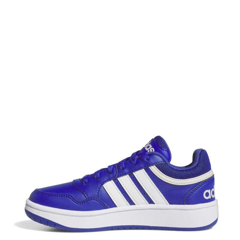 Championes de Niños Adidas Hoops Azul - Blanco