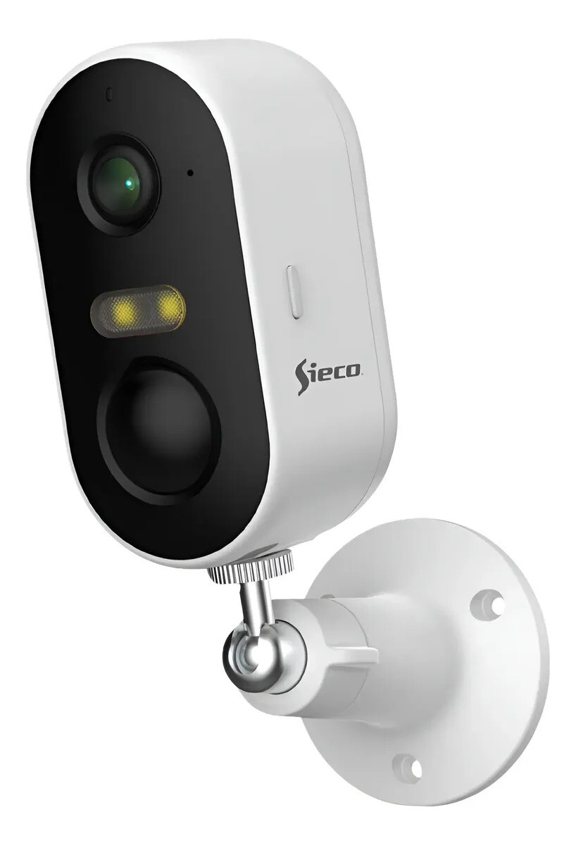 Cámara de seguridad Wifi exterior a batería Sieco S46 