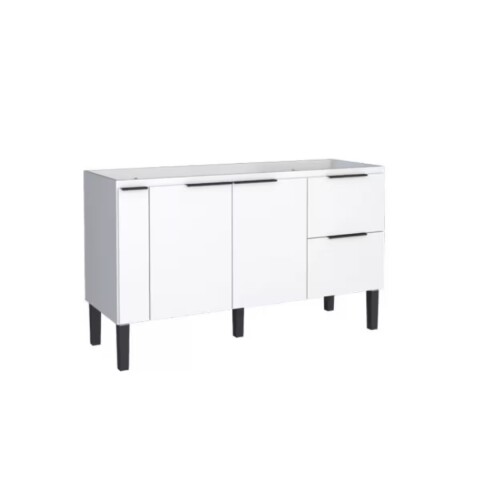Mueble bajo mesada cocina Cisne 150cm blanco Cozimax Mueble Bajo Mesada Cocina Cisne 150cm Blanco Cozimax