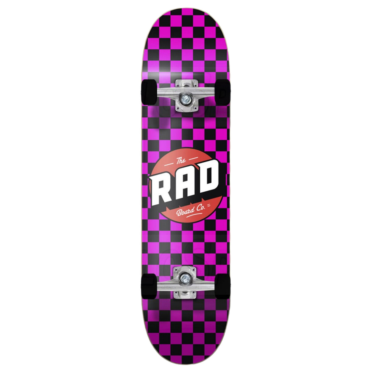 Skate Completo Rad Checkers 7.75" BW 