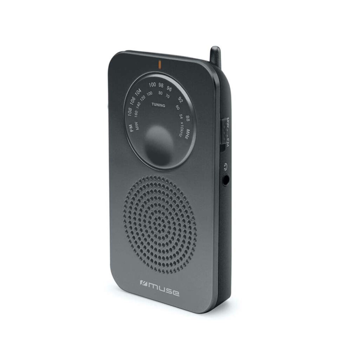 Radio Portátil Muse M01rs Analoga - Negro 