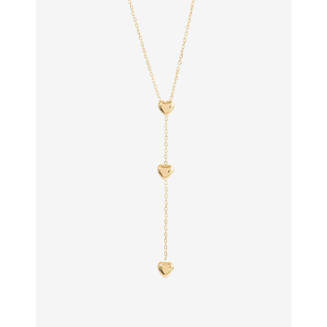 Collares Cortos Metal Dorado