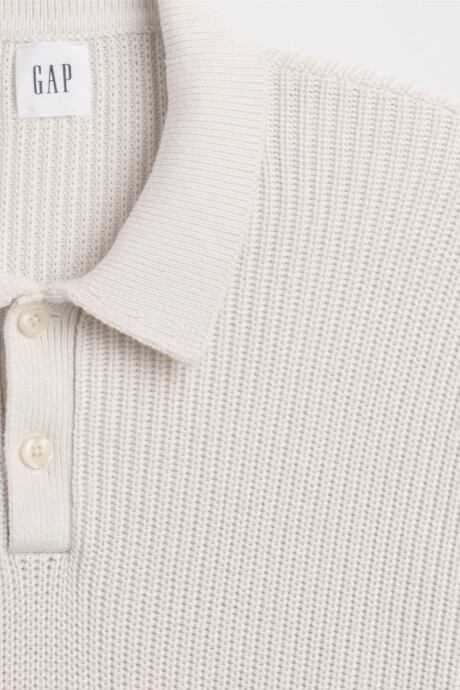 Buzo Tipo Polo Rib Hombre Carls Stone