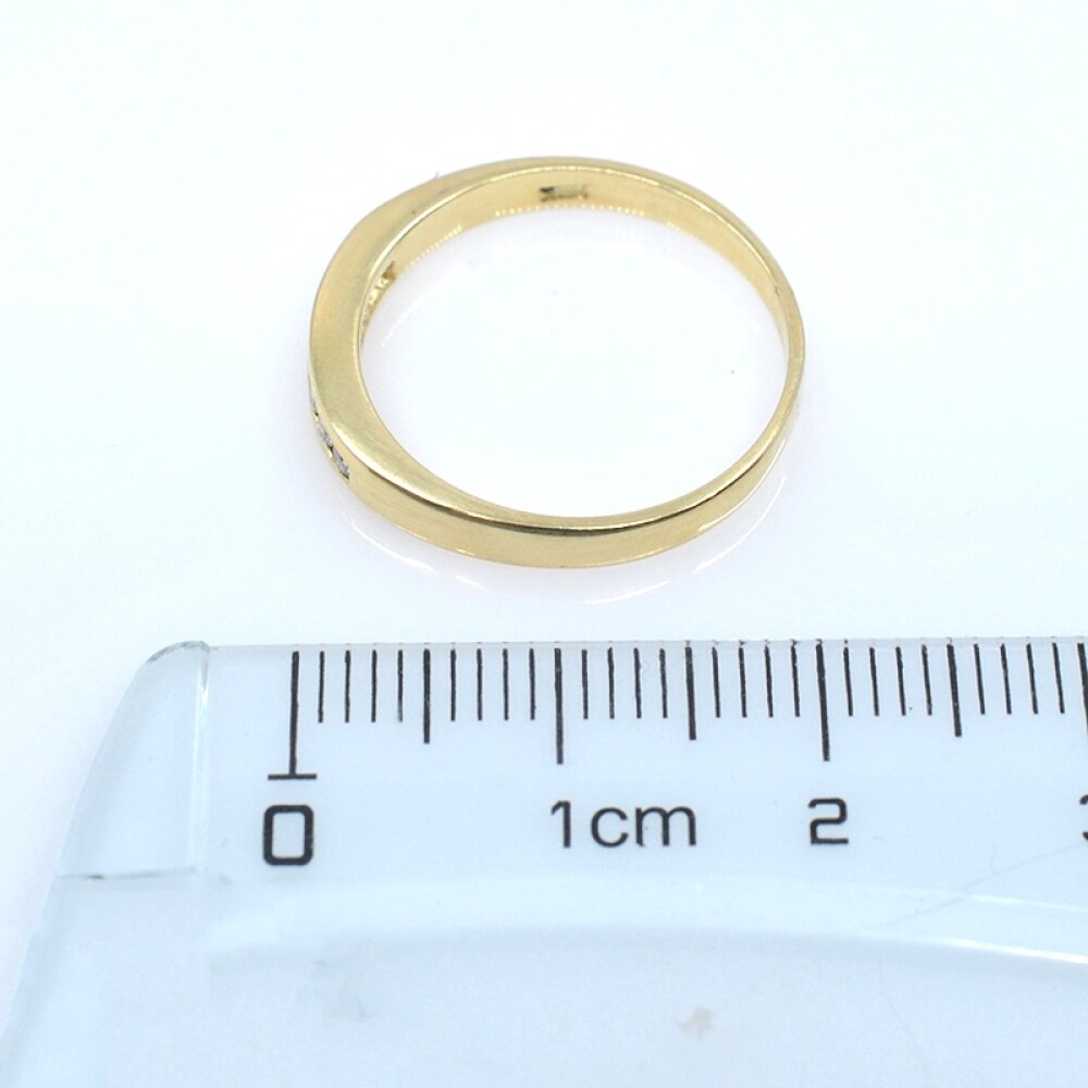 Anillo oro 18k y brillantes Anillo oro 18k y brillantes