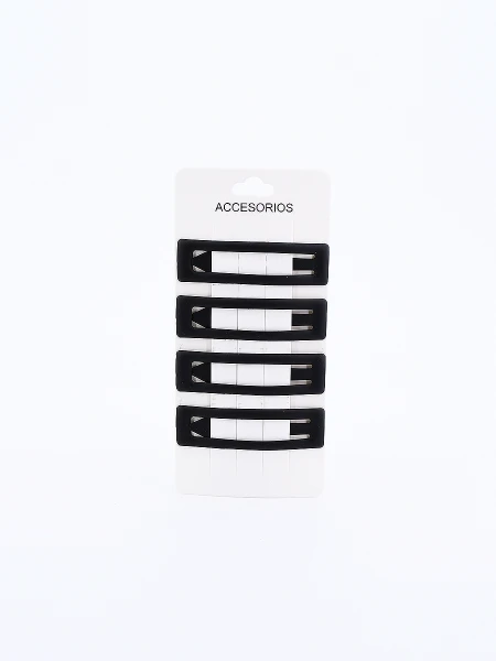 BROCHE SET X 4 NEGRO
