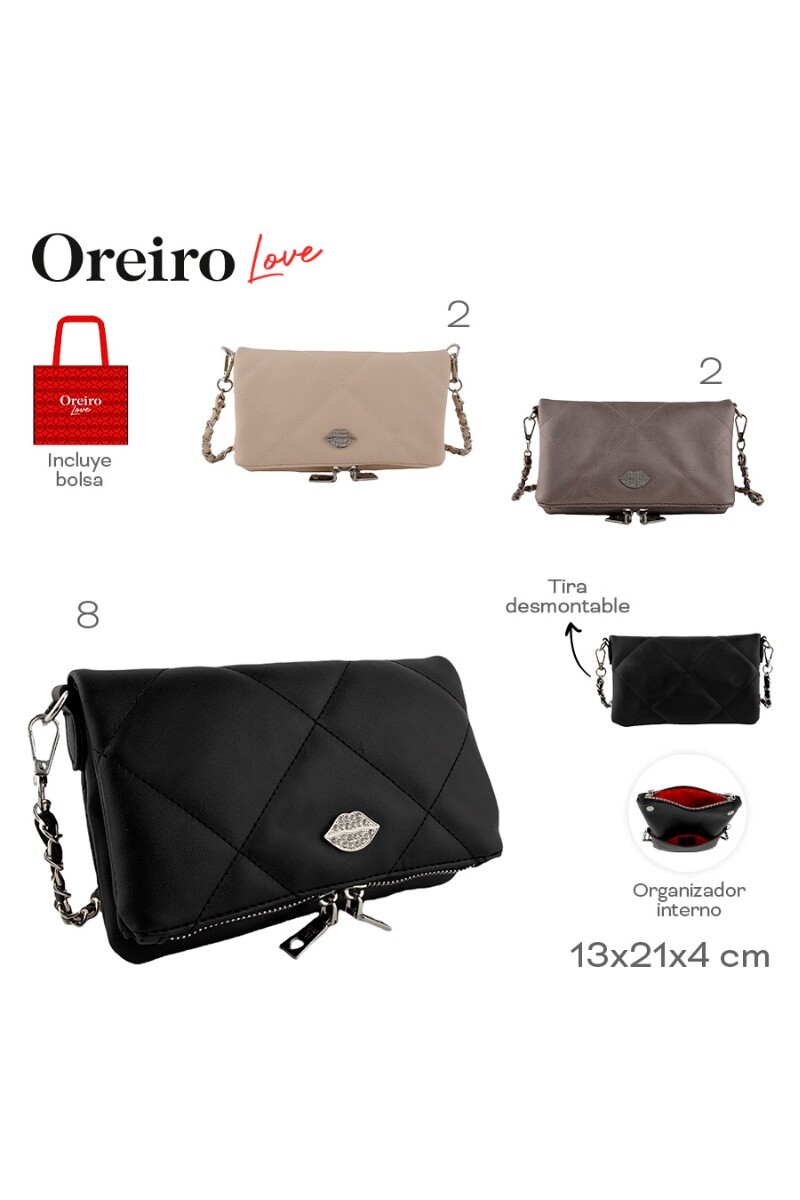 Cartera Las Oreiro Hueso