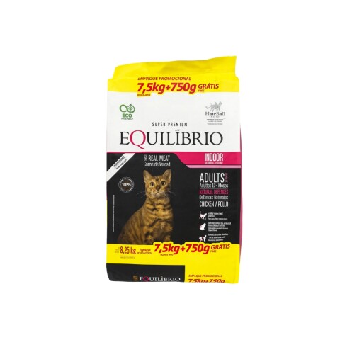 Equilibrio Gato Adulto 7,5kg + 750 gr de Obsequio Equilibrio Gato Adulto 7,5kg + 750 gr de Obsequio