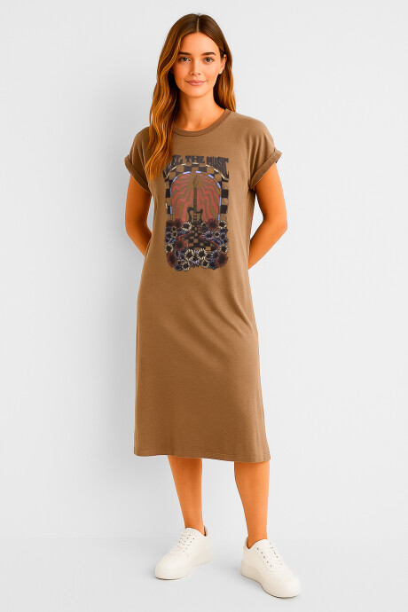 Vestido Daito Estampado 3