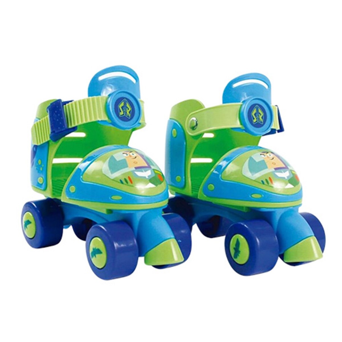 Patines Infantiles Toy Story Disney Ajustables - VERDE-AZUL 