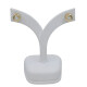 Caravanas oro 18k y brillantes Caravanas oro 18k y brillantes