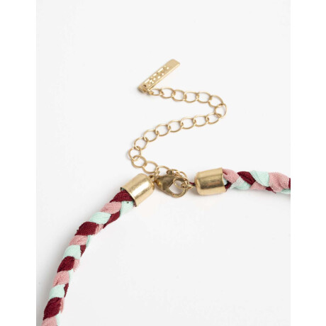 Choker Trenzado Combinacion Multicolor
