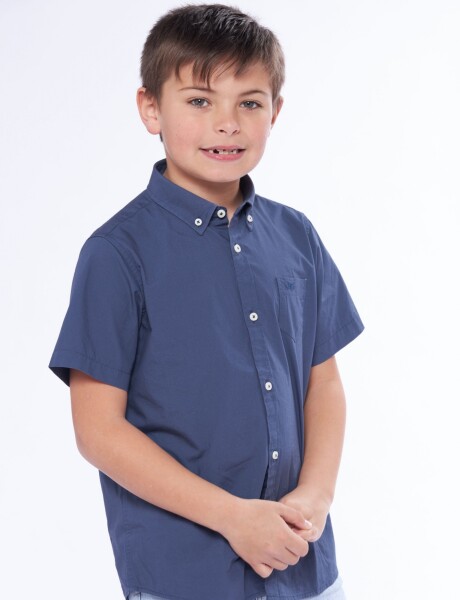 CAMISA LISA Azul