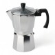 Cafetera Italiana Espresso 6 Tazas Aluminio Silver