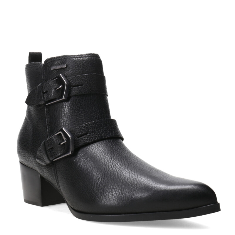 Botas de Mujer Bottero caña baja con hebillas Negro