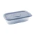 Recipiente Rectangular 520ml Varios Colores CELESTE