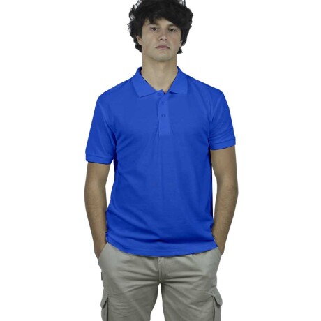 Remera Polo Premium Azul francia