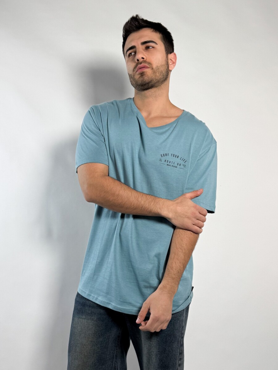 Remera estampada Jey - Denim 